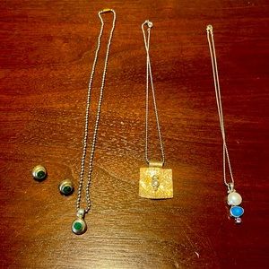 3 unique artistic pendants